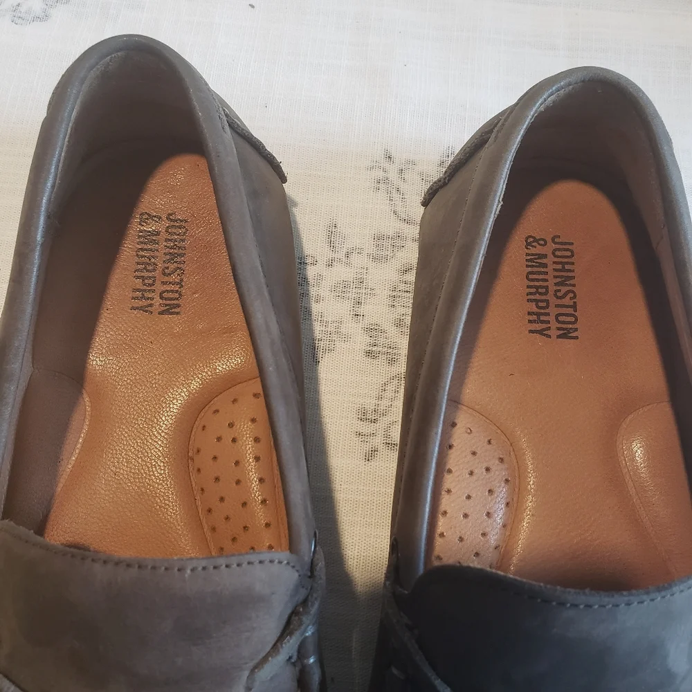 Johnston & Murphy Hardiman Leather Driving Shoe Men's 8 Preppy